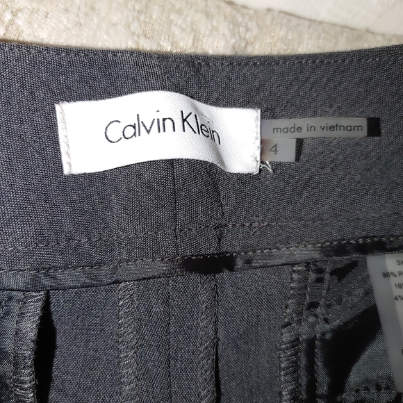 CALVIN KLEIN MODERN-FIT TROUSERS, CHARCOAL GREY 4 - Picture 9 of 10